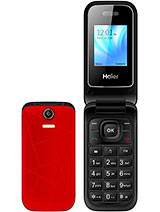 Haier C300 phone. Announced May 2018. Features 1.77″ display, MT6261D chipset, 2 MP primary camera, 32 MB storage, 32 MB RAM. Haier C300