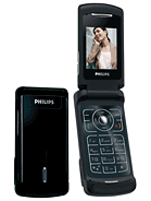 Philips 580 phone. Announced Dec 2006. Features CSTN, 65K colors display, 680 mAh battery, 1 MB storage. Philips 580